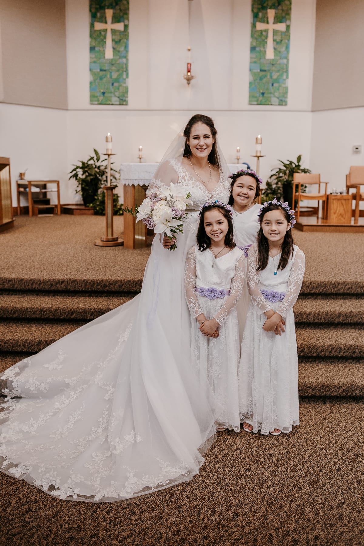 Washington Wedding Photographer. Kastle H Photography LLC. Amanda and Chad. St. Elizabeth Ann Seton Catholic Church Bothell, WA