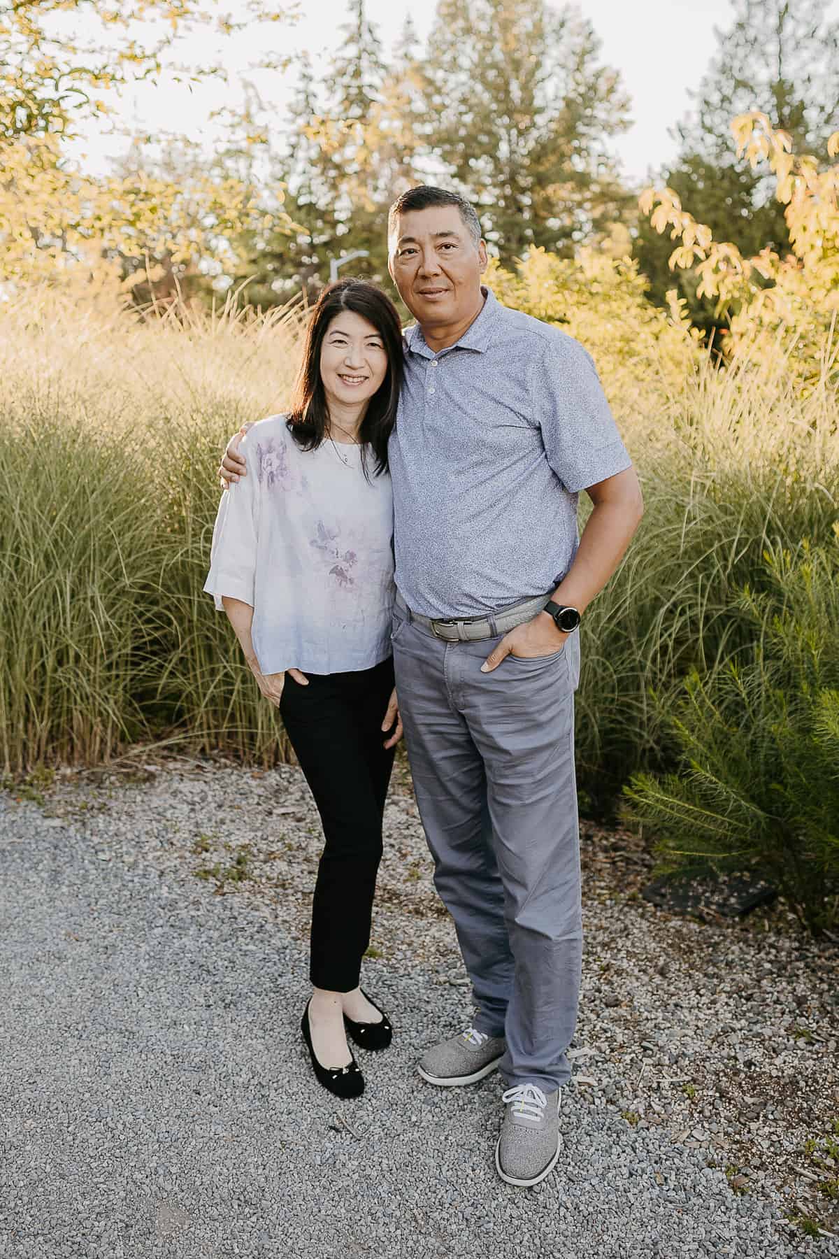 Seattle Family Photographer. Kastle H Photography LLC. Zhang Family. Bellevue Botanical Gardens