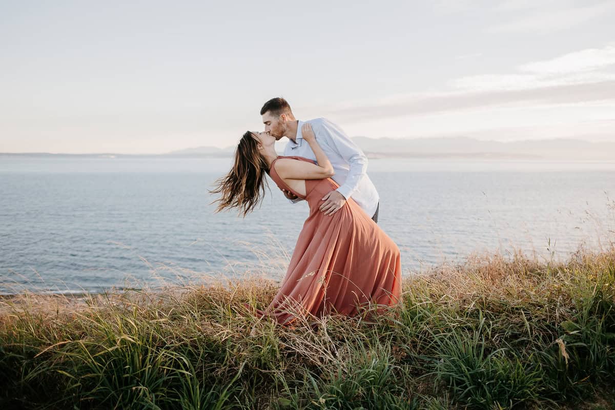 Seattle Engagement Photographer. Kastle H Photography LLC. Adrienne & Matt. Ebey's Landing Coupeville, WA