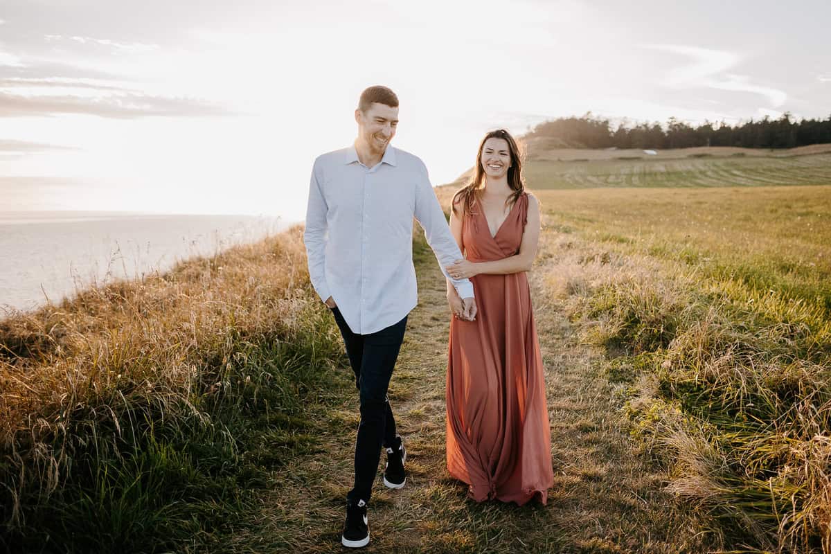 Seattle Engagement Photographer. Kastle H Photography LLC. Adrienne & Matt. Ebey's Landing Coupeville, WA