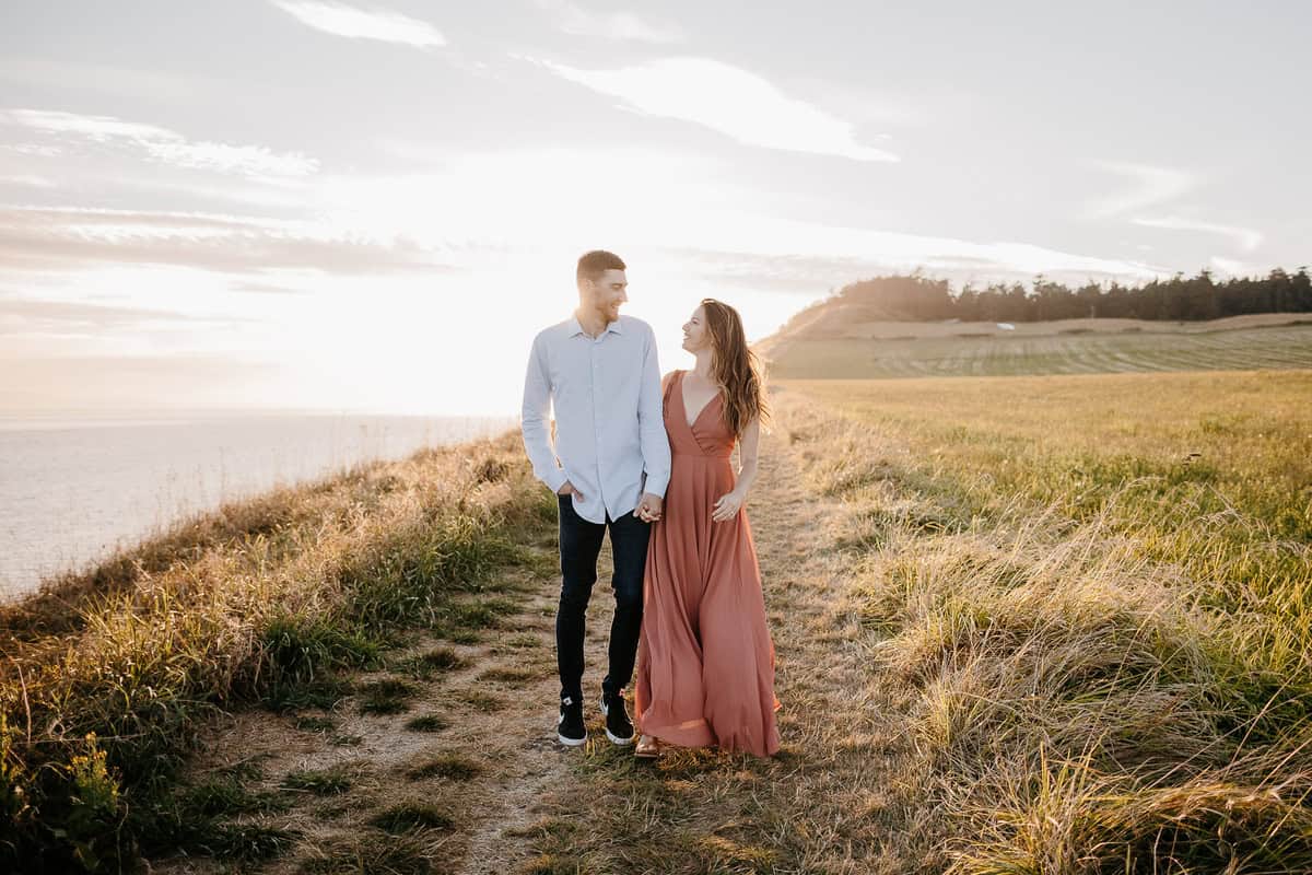 Seattle Engagement Photographer. Kastle H Photography LLC. Adrienne & Matt. Ebey's Landing Coupeville, WA