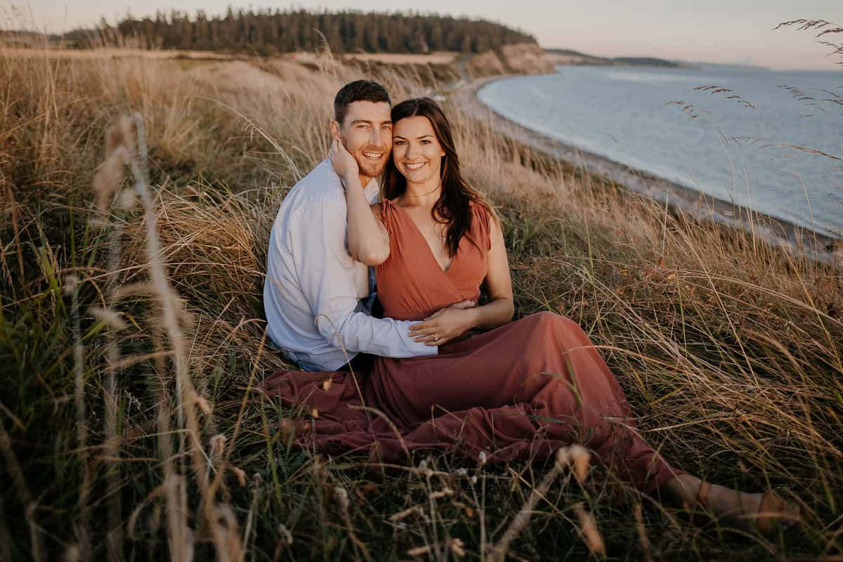 Seattle Engagement Photographer. Kastle H Photography LLC. Adrienne & Matt. Ebey's Landing Coupeville, WA