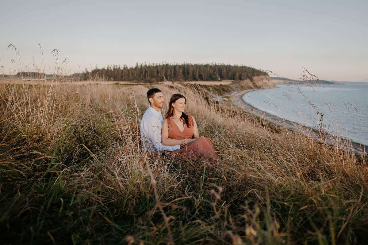 Seattle Engagement Photographer. Kastle H Photography LLC. Adrienne & Matt. Ebey's Landing Coupeville, WA