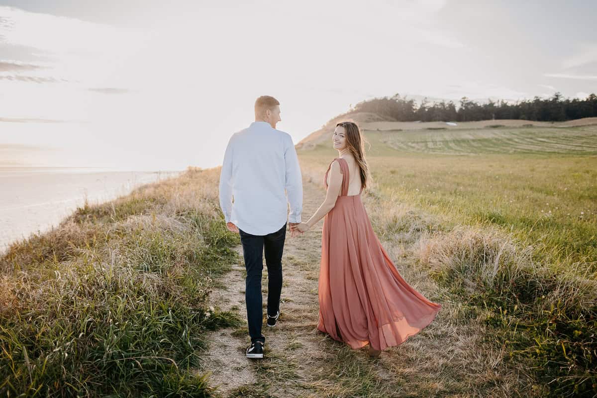 Seattle Engagement Photographer. Kastle H Photography LLC. Adrienne & Matt. Ebey's Landing Coupeville, WA