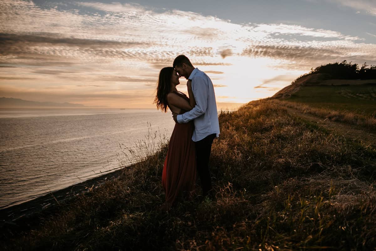 Seattle Engagement Photographer. Kastle H Photography LLC. Adrienne & Matt. Ebey's Landing Coupeville, WA