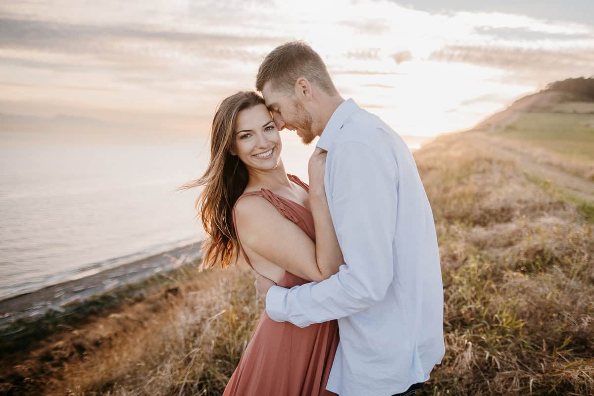 Seattle Engagement Photographer. Kastle H Photography LLC. Adrienne & Matt. Ebey's Landing Coupeville, WA