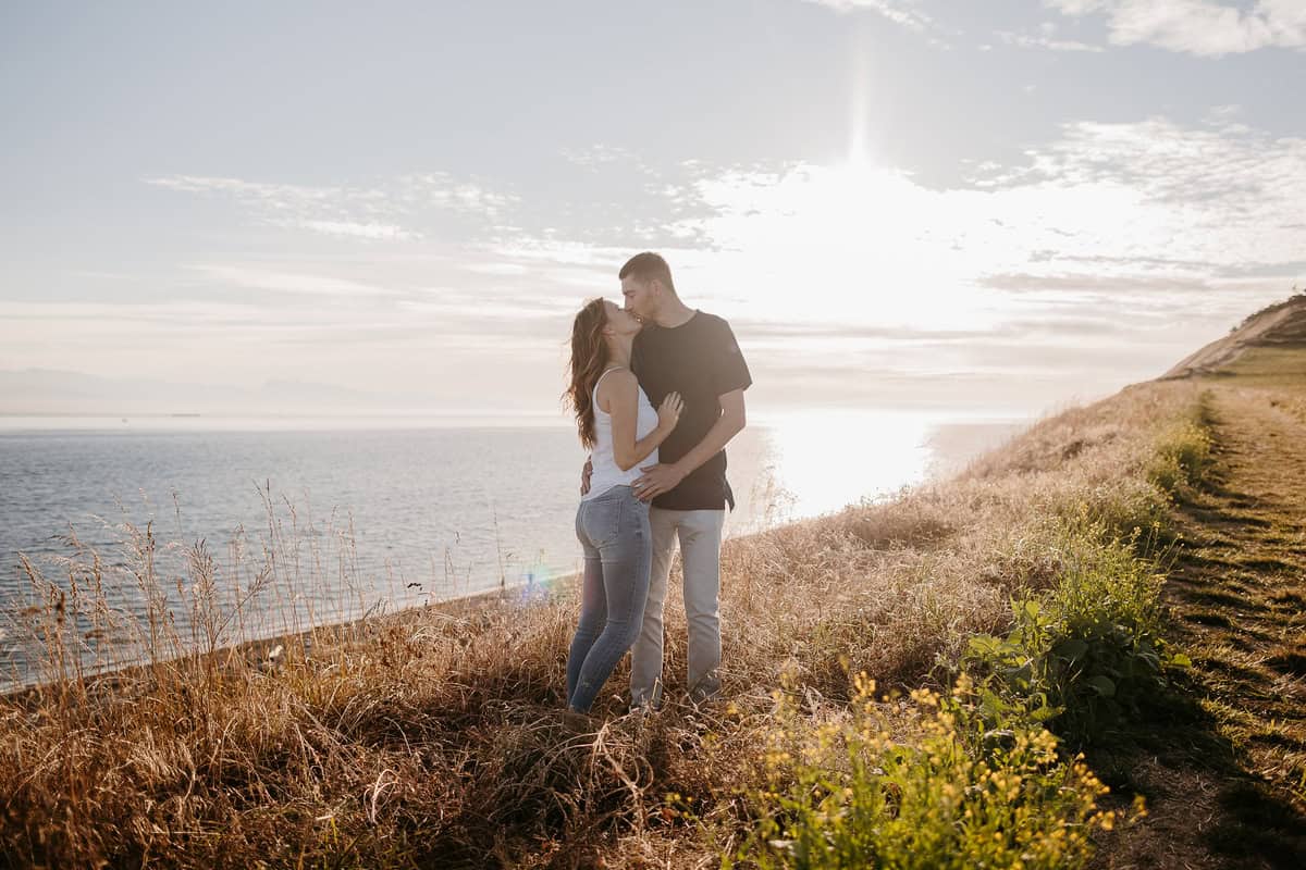 Seattle Engagement Photographer. Kastle H Photography LLC. Adrienne & Matt. Ebey's Landing Coupeville, WA