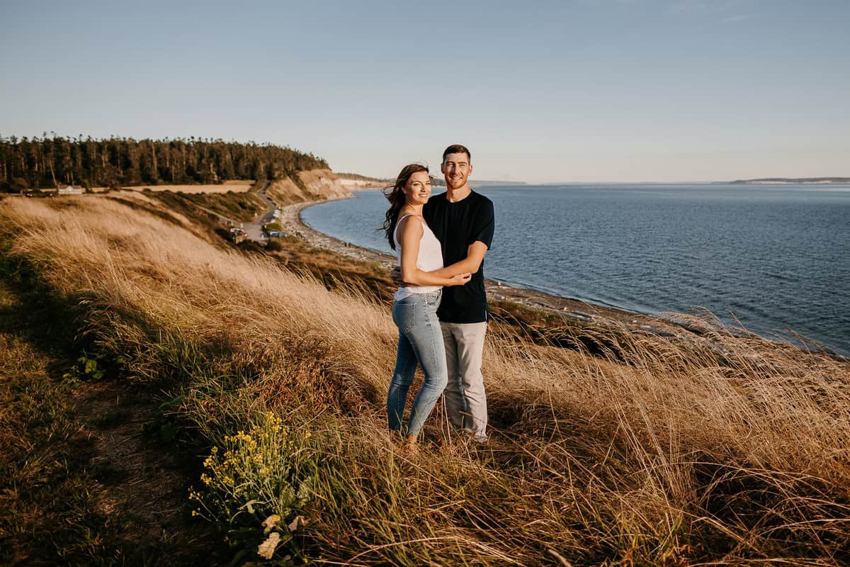 Seattle Engagement Photographer. Kastle H Photography LLC. Adrienne & Matt. Ebey's Landing Coupeville, WA