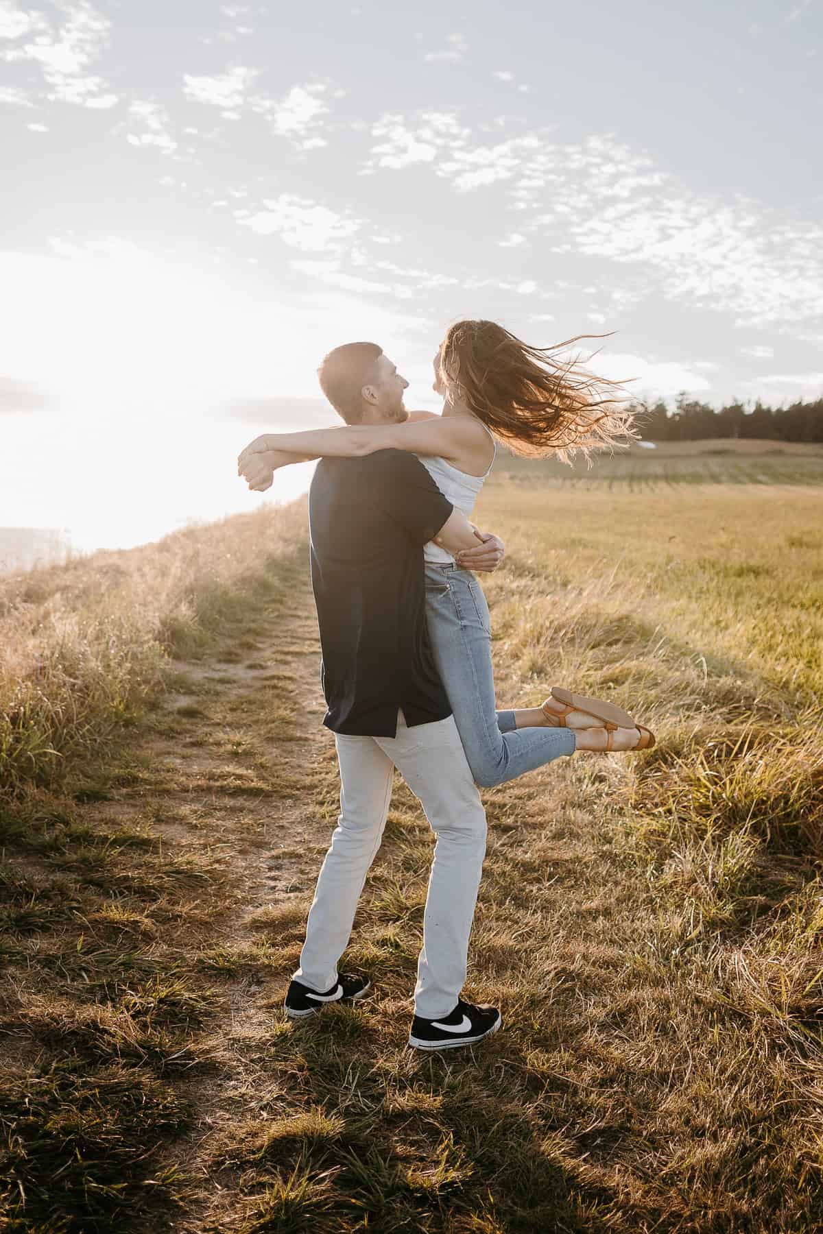 Seattle Engagement Photographer. Kastle H Photography LLC. Adrienne & Matt. Ebey's Landing Coupeville, WA