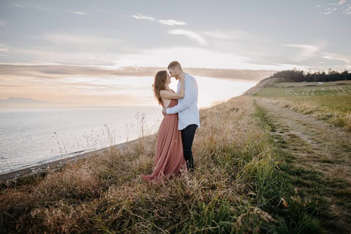 Seattle Engagement Photographer. Kastle H Photography LLC. Adrienne & Matt. Ebey's Landing Coupeville, WA