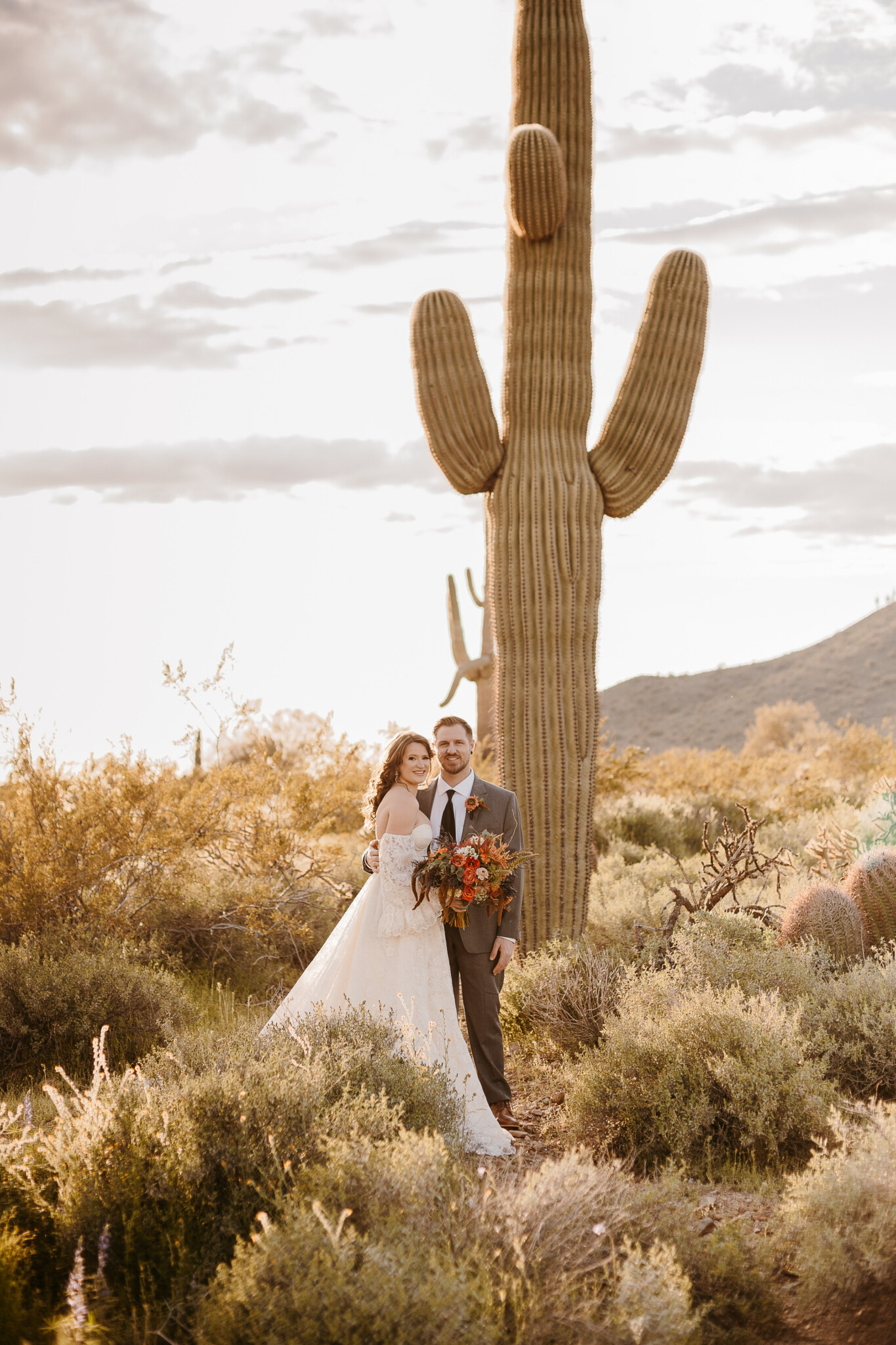 Arizona Elopement Photographer. Kastle H Photography LLC. Kasandra and Tyler. Apache Wash Trailhead Phoenix, Arizona