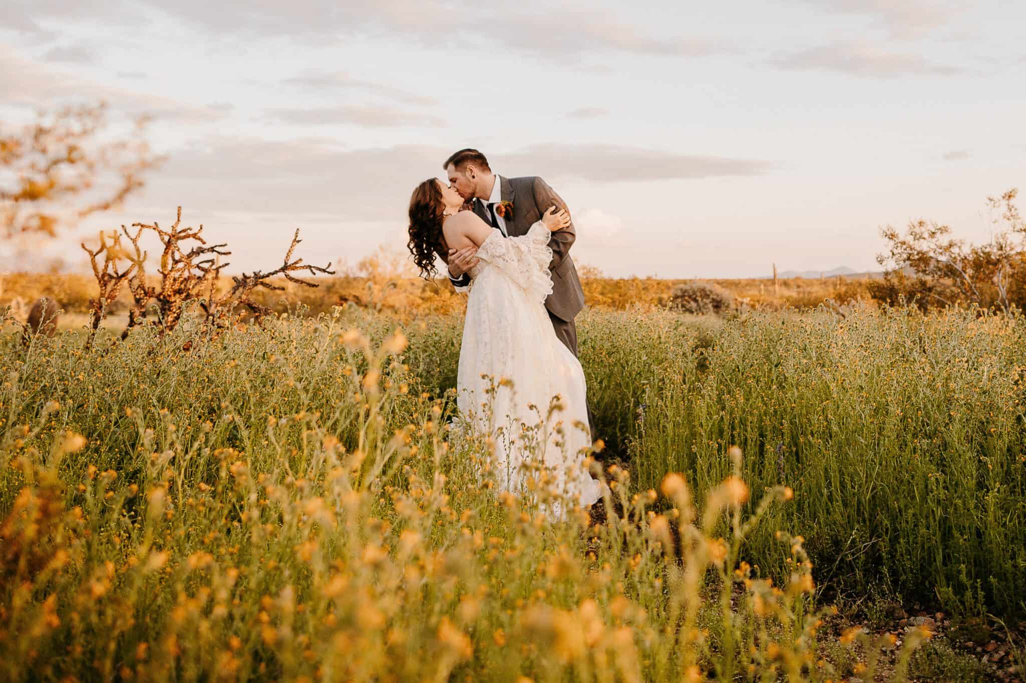 Arizona Elopement Photographer. Kastle H Photography LLC. Kasandra and Tyler. Apache Wash Trailhead Phoenix, Arizona