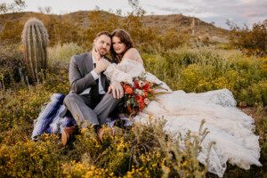 Arizona Elopement Photographer. Kastle H Photography LLC. Kasandra and Tyler. Apache Wash Trailhead Phoenix, Arizona