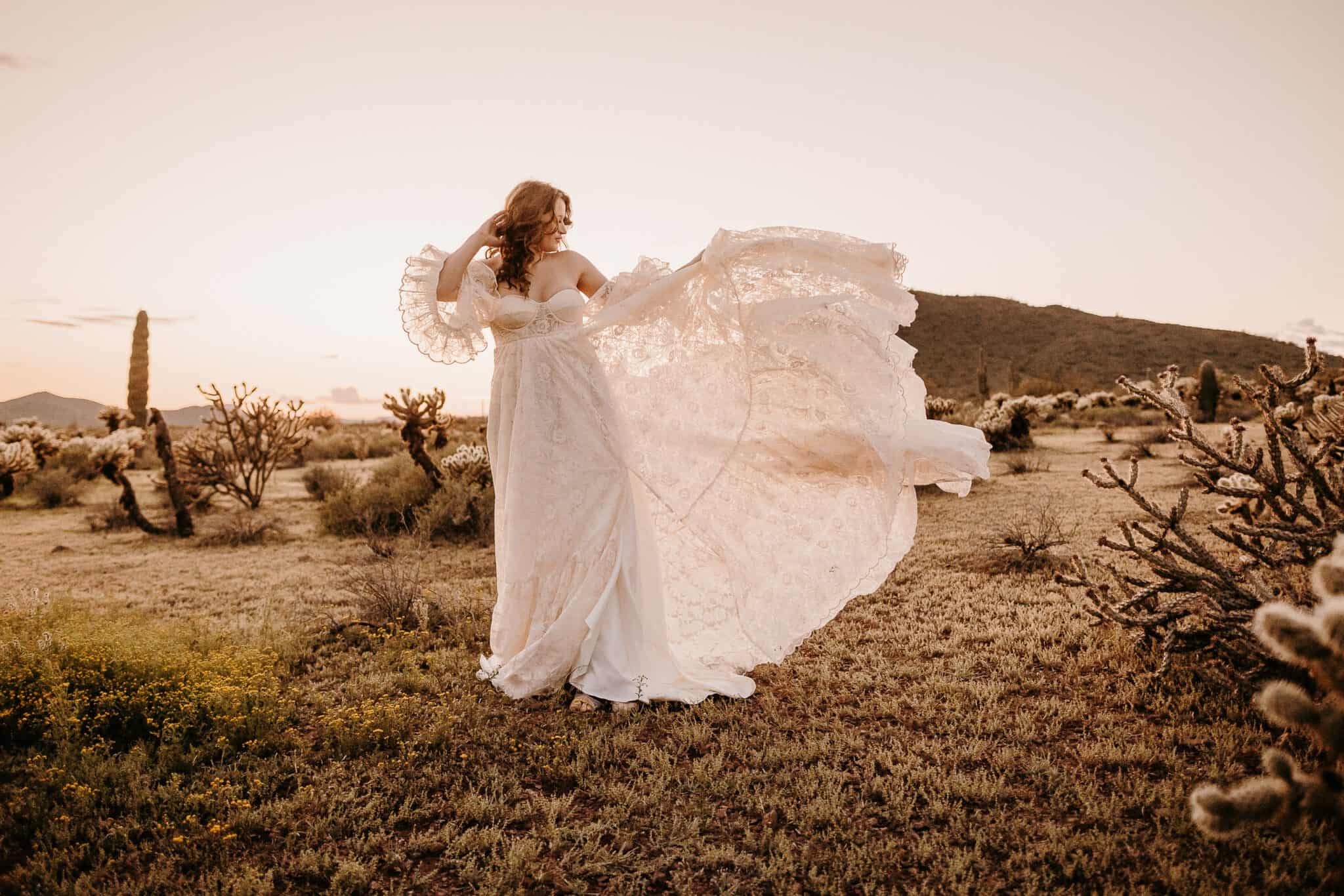 Arizona Elopement Photographer. Kastle H Photography LLC. Kasandra and Tyler. Apache Wash Trailhead Phoenix, Arizona