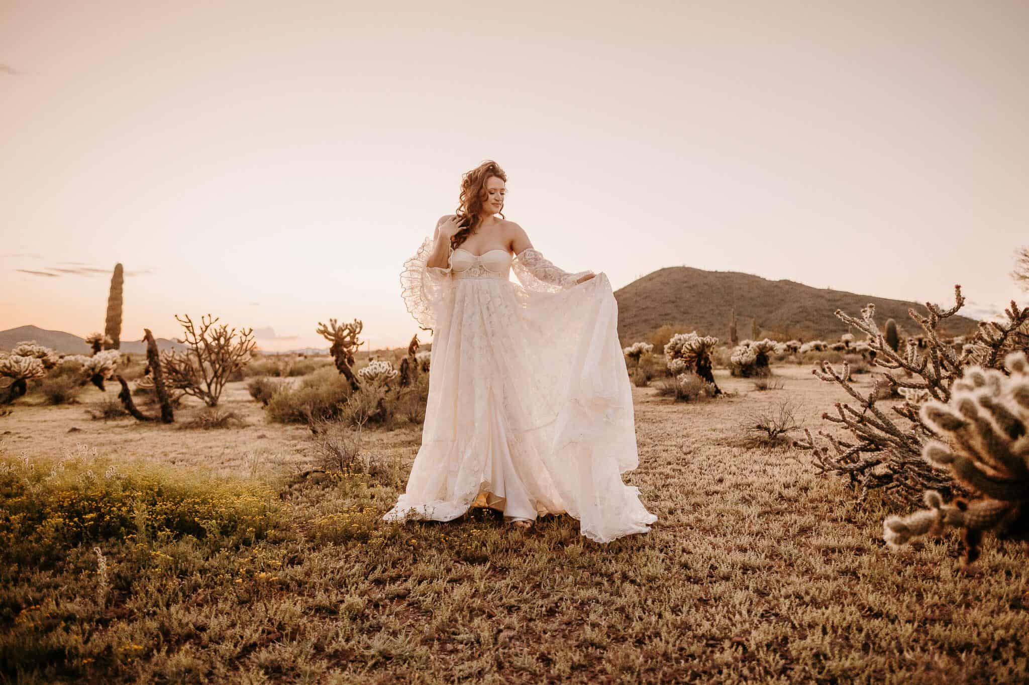 Arizona Elopement Photographer. Kastle H Photography LLC. Kasandra and Tyler. Apache Wash Trailhead Phoenix, Arizona