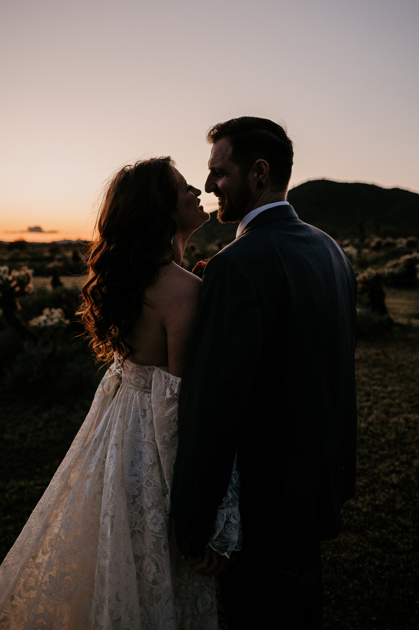 Arizona Elopement Photographer. Kastle H Photography LLC. Kasandra and Tyler. Apache Wash Trailhead Phoenix, Arizona