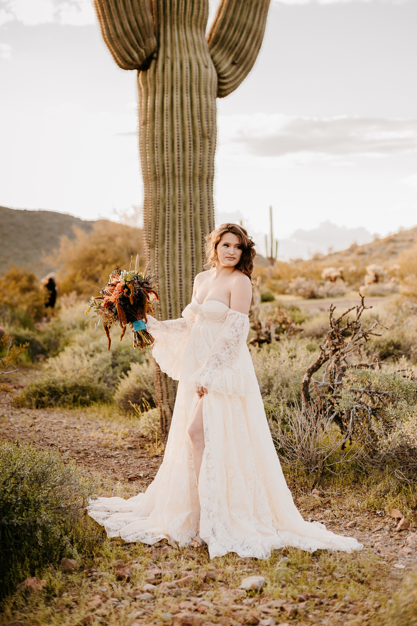 Arizona Elopement Photographer. Kastle H Photography LLC. Kasandra and Tyler. Apache Wash Trailhead Phoenix, Arizona