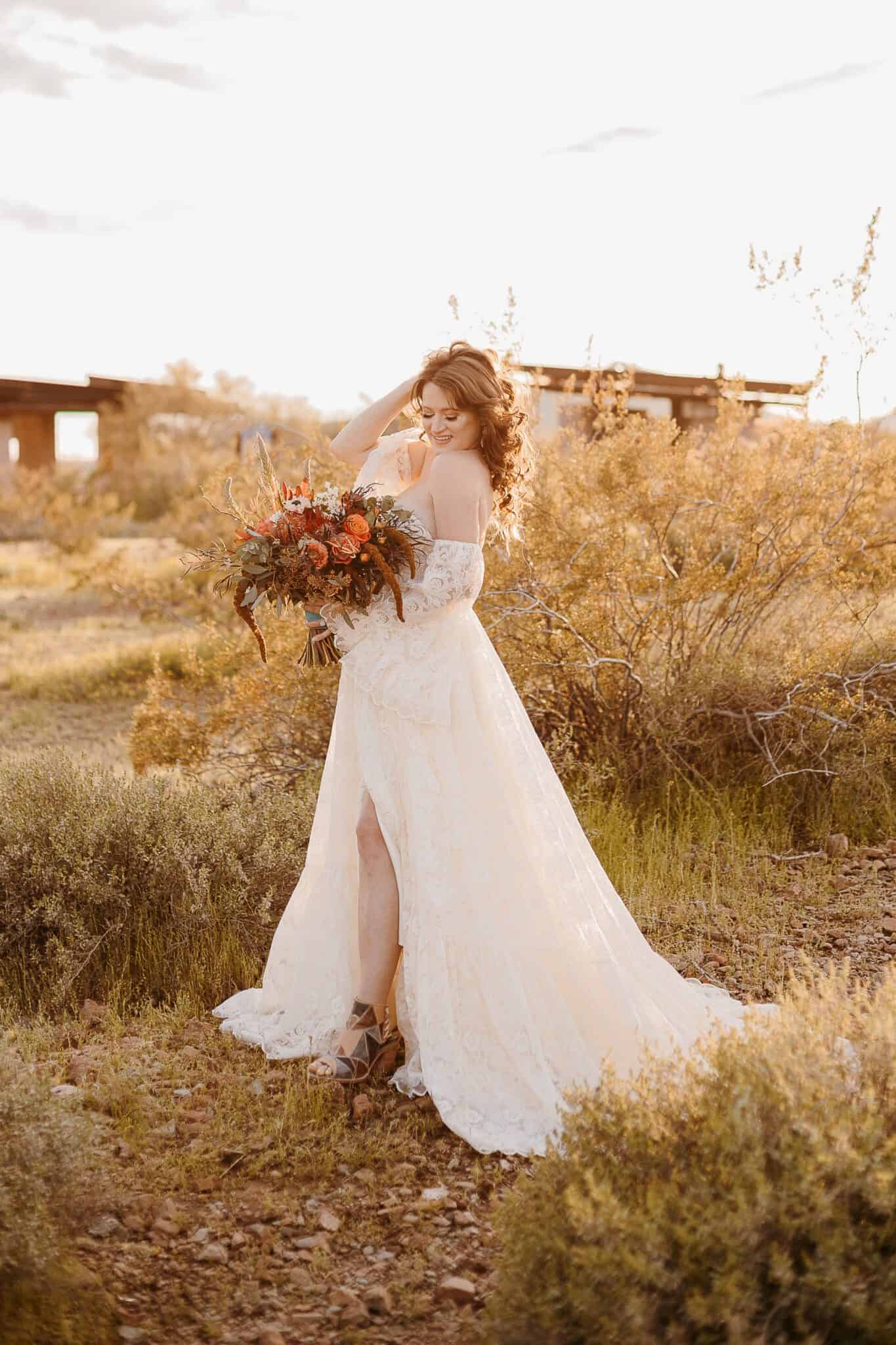 Arizona Elopement Photographer. Kastle H Photography LLC. Kasandra and Tyler. Apache Wash Trailhead Phoenix, Arizona