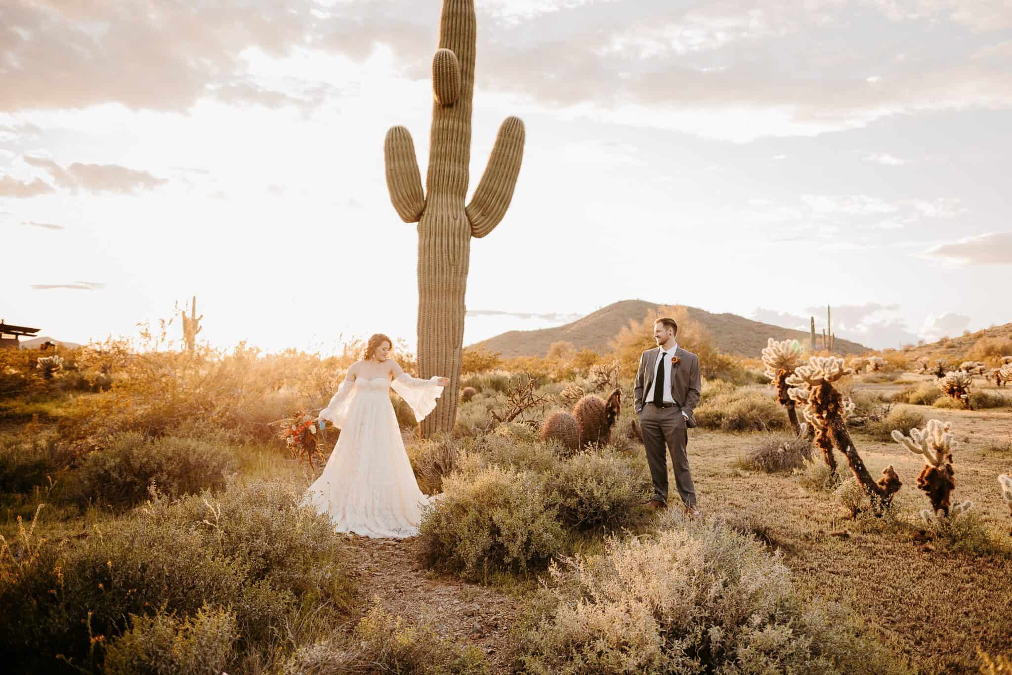 Arizona Elopement Photographer. Kastle H Photography LLC. Kasandra and Tyler. Apache Wash Trailhead Phoenix, Arizona