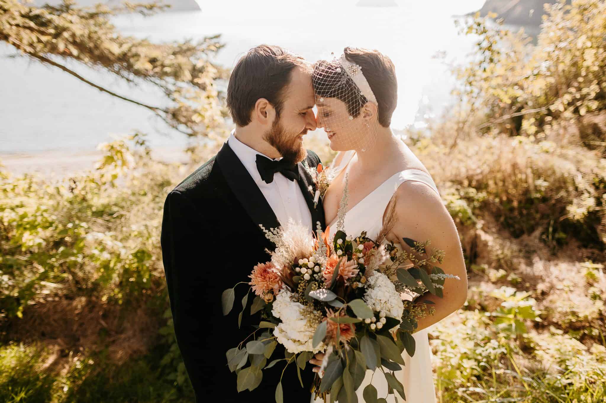 Oak Harbor Elopement Photographer. Kastle H Photography LLC. Maris and Aaron. Bowman Bay Oak Harbor, WA