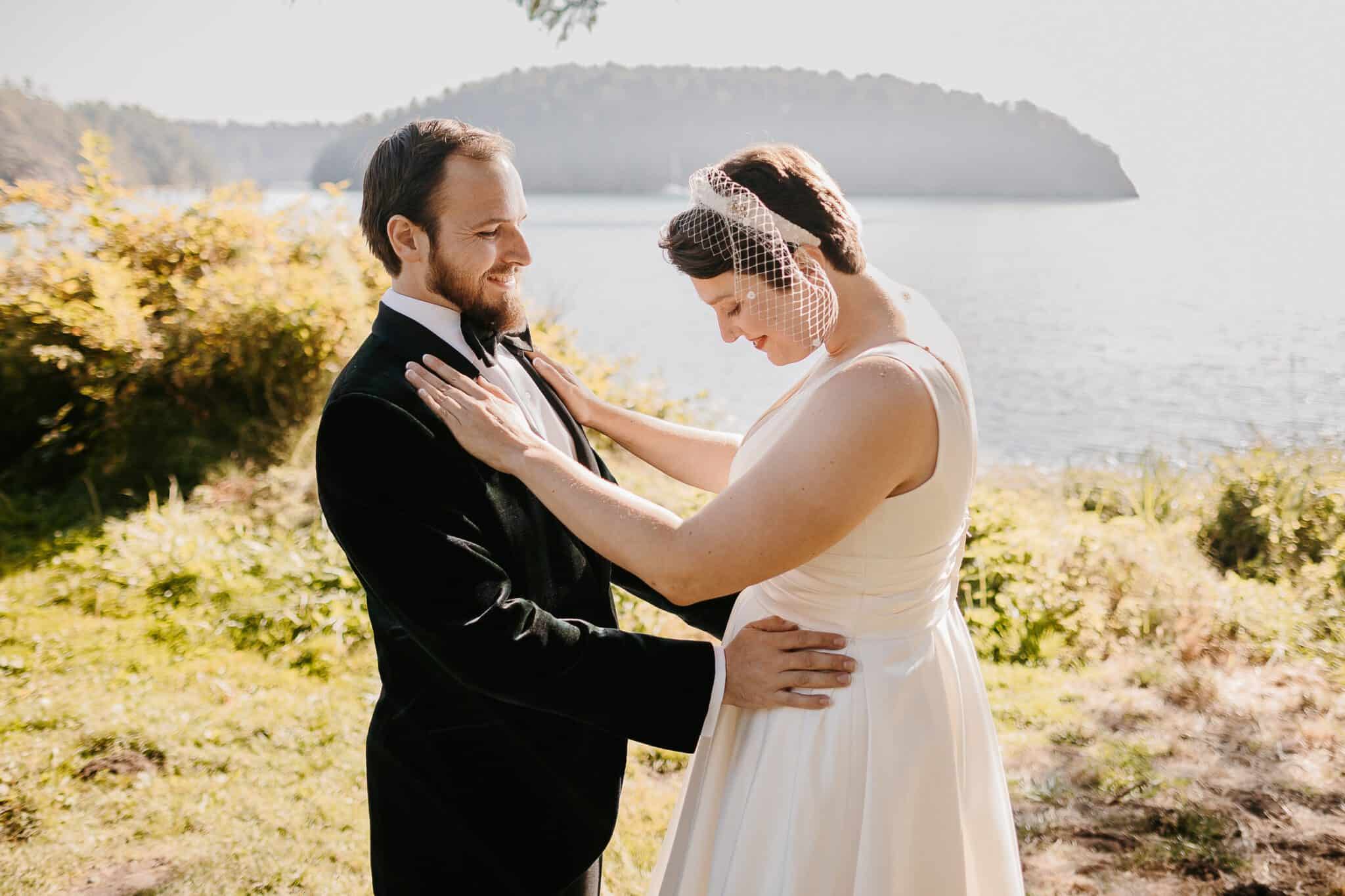 Oak Harbor Elopement Photographer. Kastle H Photography LLC. Maris and Aaron. Bowman Bay Oak Harbor, WA