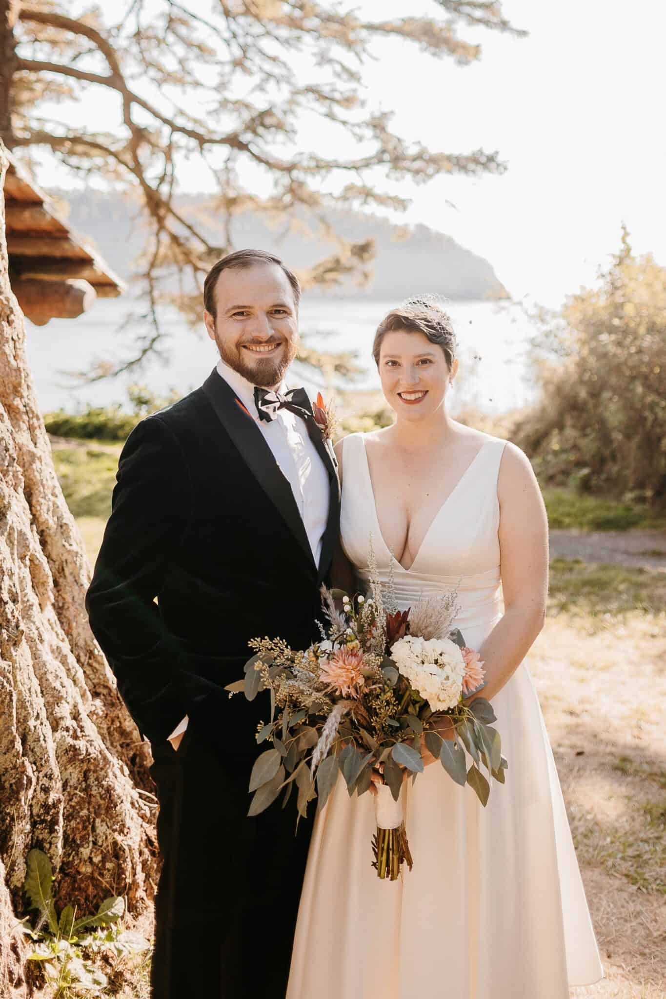 Oak Harbor Elopement Photographer. Kastle H Photography LLC. Maris and Aaron. Bowman Bay Oak Harbor, WA