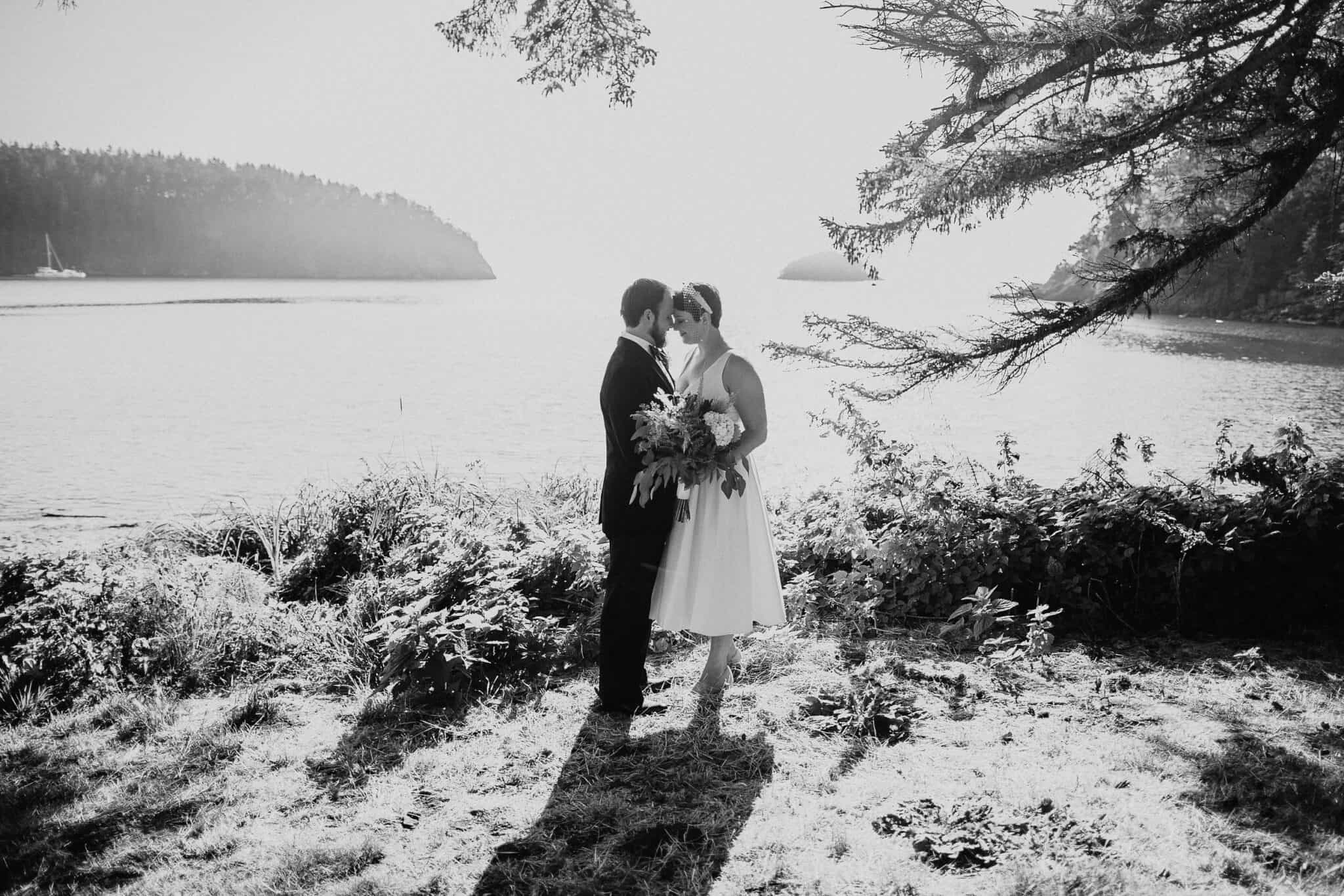 Oak Harbor Elopement Photographer. Kastle H Photography LLC. Maris and Aaron. Bowman Bay Oak Harbor, WA